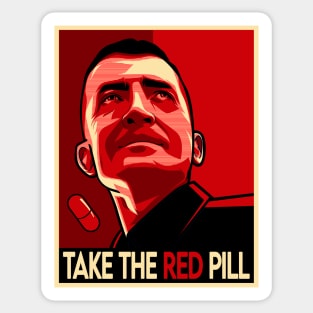 Michael Malice Take The Red Pill Sticker